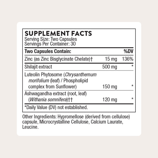'- Advanced Testosterone Support - Men'S Health Supplement* - with Ashwagandha, Shilajit & Zinc - Soy, Gluten & Dairy Free - 60 Capsules